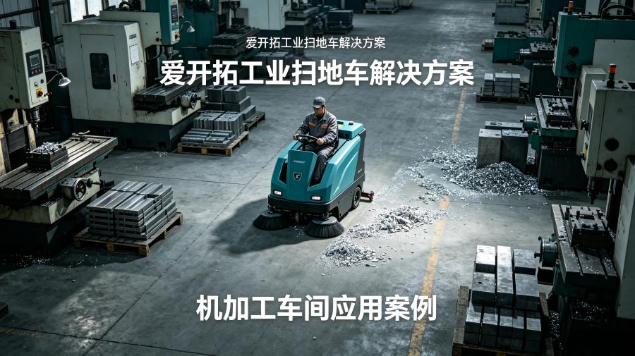 车间清洁每年白扔一套房？爱开拓新能源扫地车一年可节省运营成本约92万元！